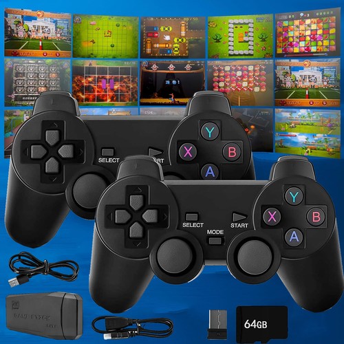 Retro game console video - 4k,